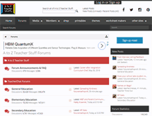Tablet Screenshot of forums.atozteacherstuff.com